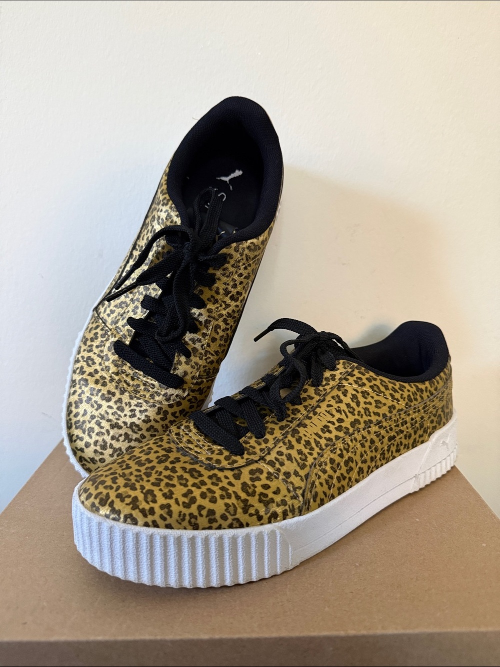 Puma Leopard Print Sneakers